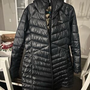 Black Columbia Joy Peak Mid Hooded Jacket for Ladies